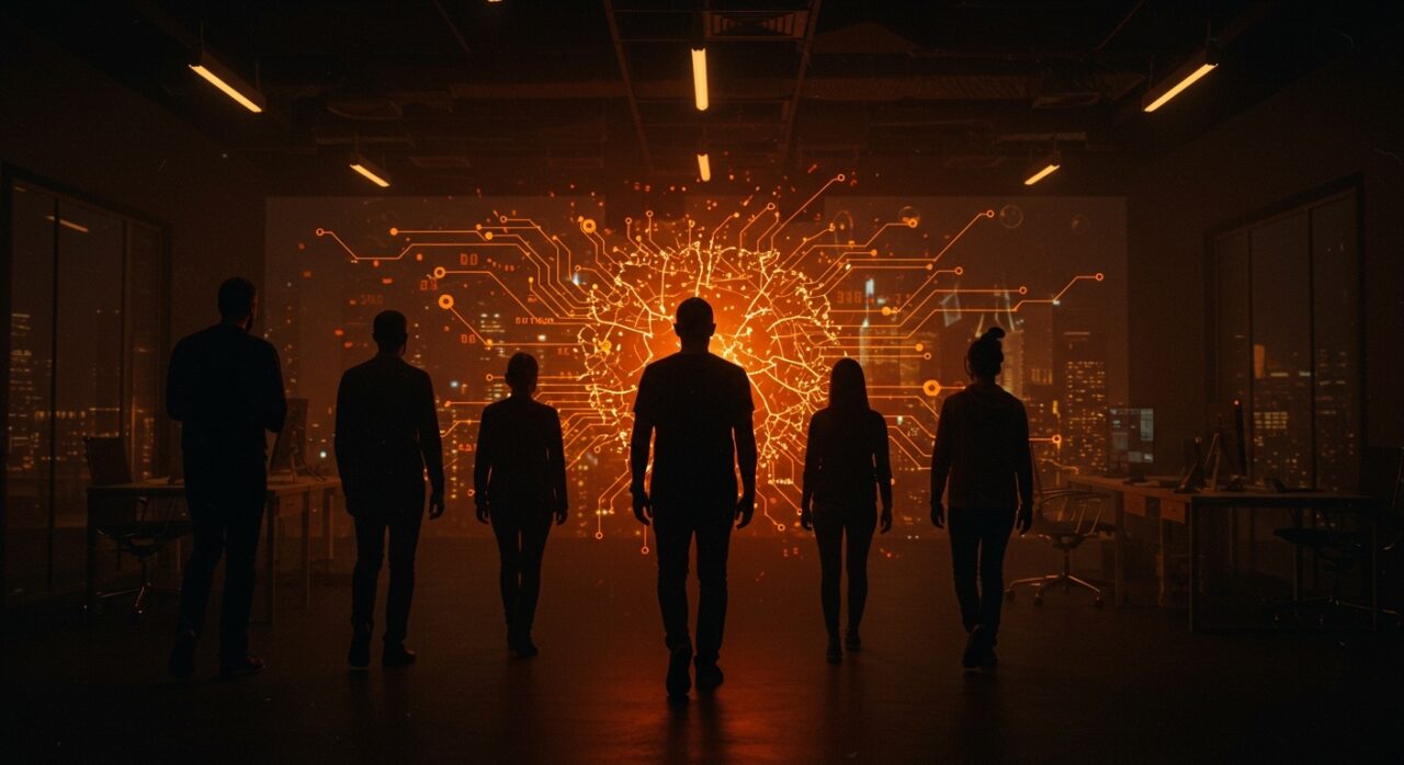 Éxodo de ingenieros senior y cofundadores en startup de IA xAI de Elon Musk, ilustrando la inestabilidad y la salida de talento tecnológico.