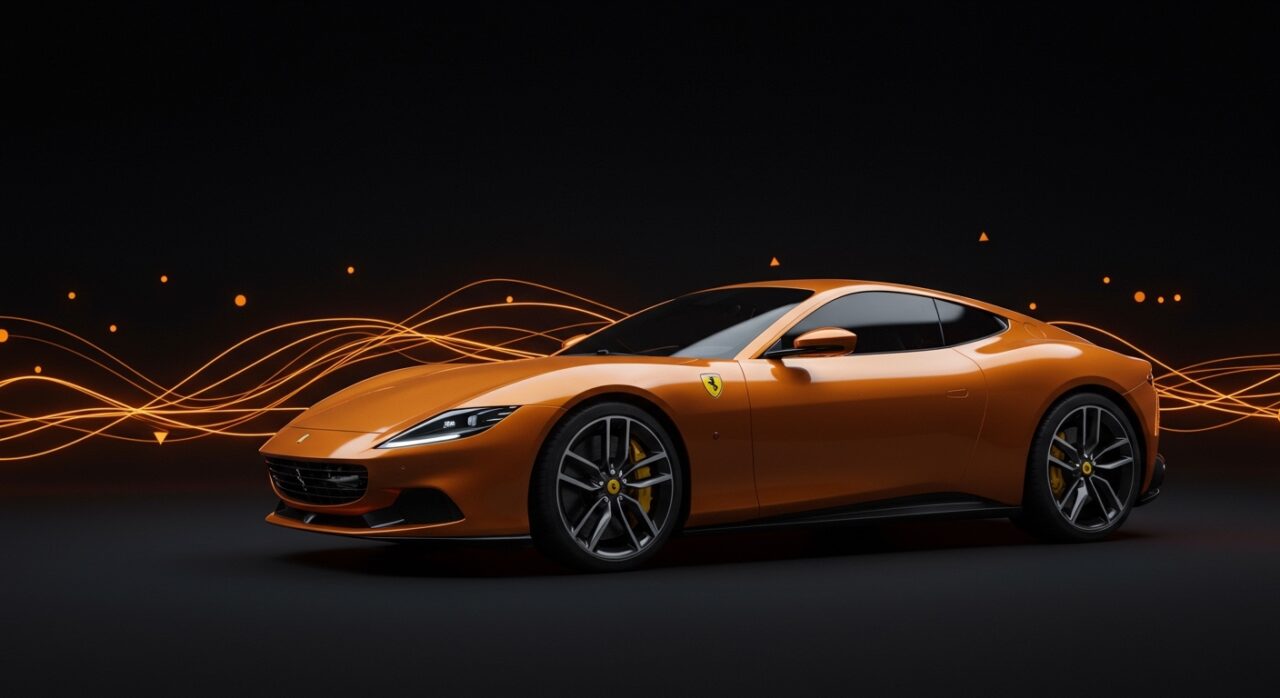 Ferrari Luce eléctrico de lujo diseñado por Jony Ive destacando innovación en movilidad eléctrica y diseño automotriz.