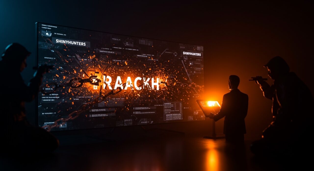 breach de datos en fintech Figure representado con imagen editorial de ciberseguridad y hackers en paleta ecosistema startup