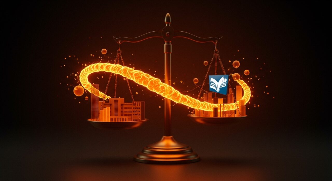 Comparación visual entre fondos de pensiones públicos y Vanguard mostrando impactos en gestión de capital y crisis en infraestructura pública.