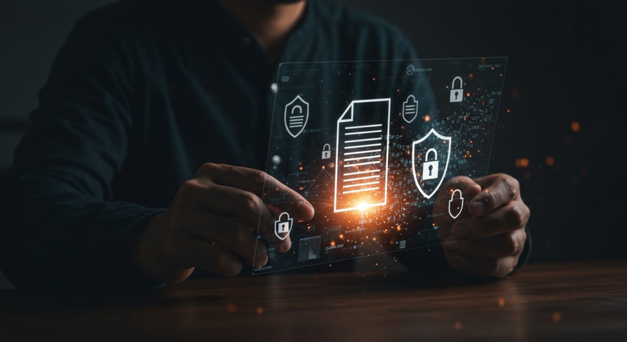 Análisis forense de PDFs y seguridad documental para startups tecnológicas, destacando riesgos y protección de datos sensibles.