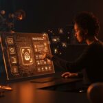 Creación de apps interactivas sin código con IA en un entorno tecnológico innovador, destacando la startup Gizmo y su modelo vibe-coded.