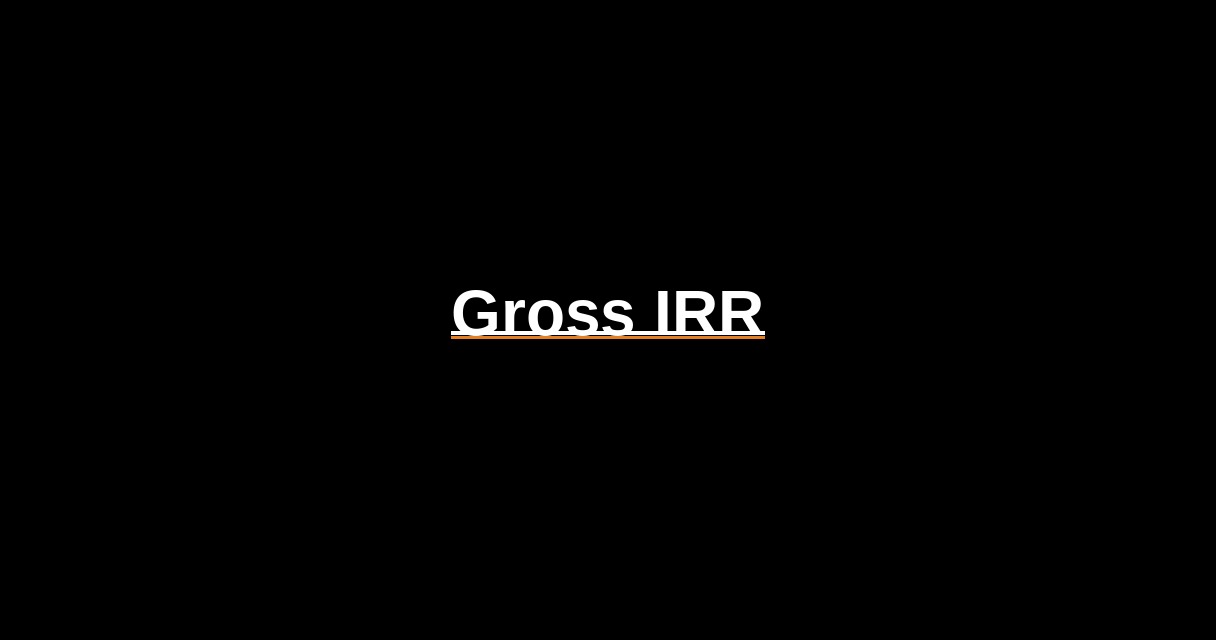 ¿Qué es Gross IRR? - Glosario Ecosistema Startup