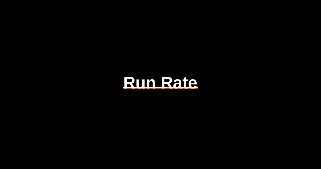 ¿Qué es Run Rate? - Glosario Ecosistema Startup