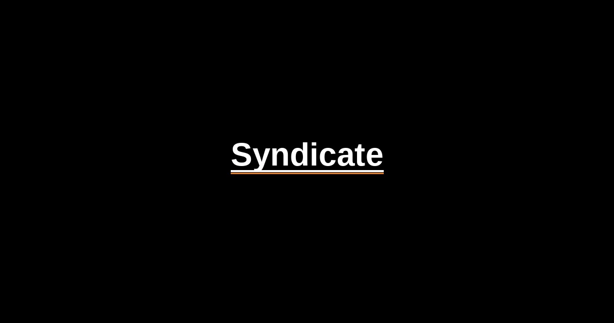 ¿Qué es Syndicate? - Glosario Ecosistema Startup