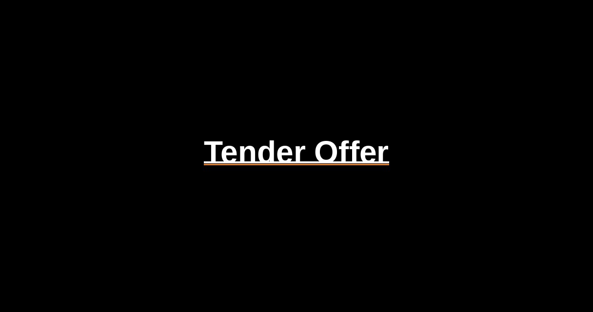 ¿Qué es Tender Offer? - Glosario Ecosistema Startup