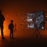 Imagen editorial que representa la entrega de datos bancarios de un periodista a ICE por Google, destacando la privacidad de datos y la libertad de prensa en el ecosistema startup.