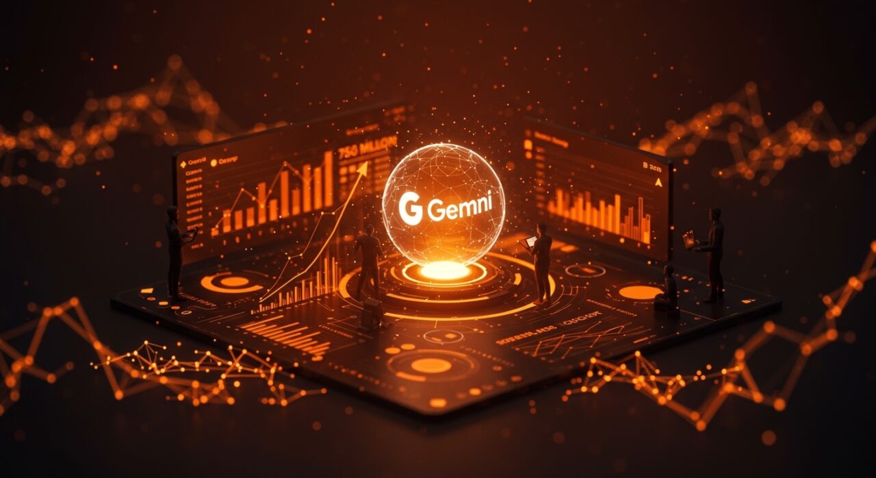 Google Gemini alcanza 750 millones de usuarios activos mensuales con análisis de crecimiento y comparativa frente a ChatGPT para founders de startups tecnológicas.