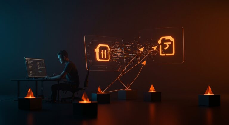 Programador migrando proyectos de GitHub a alternativas open source con enfoque en soberanía tecnológica y software libre.