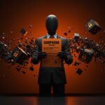 Escena editorial que representa la exigencia de datos por Homeland Security a empresas tecnológicas sin orden judicial y sus implicaciones en la privacidad de datos.