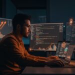 Ingeniero full stack trabajando en una startup de Silicon Valley con financiación Serie A, destacando oportunidades y tecnología vanguardista.