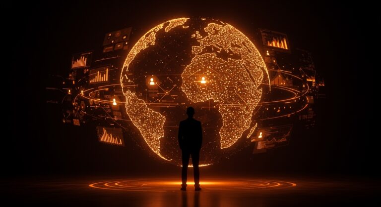 Transformación de Global Business Services mediante IA agéntica con energías digitales y automatización empresarial.