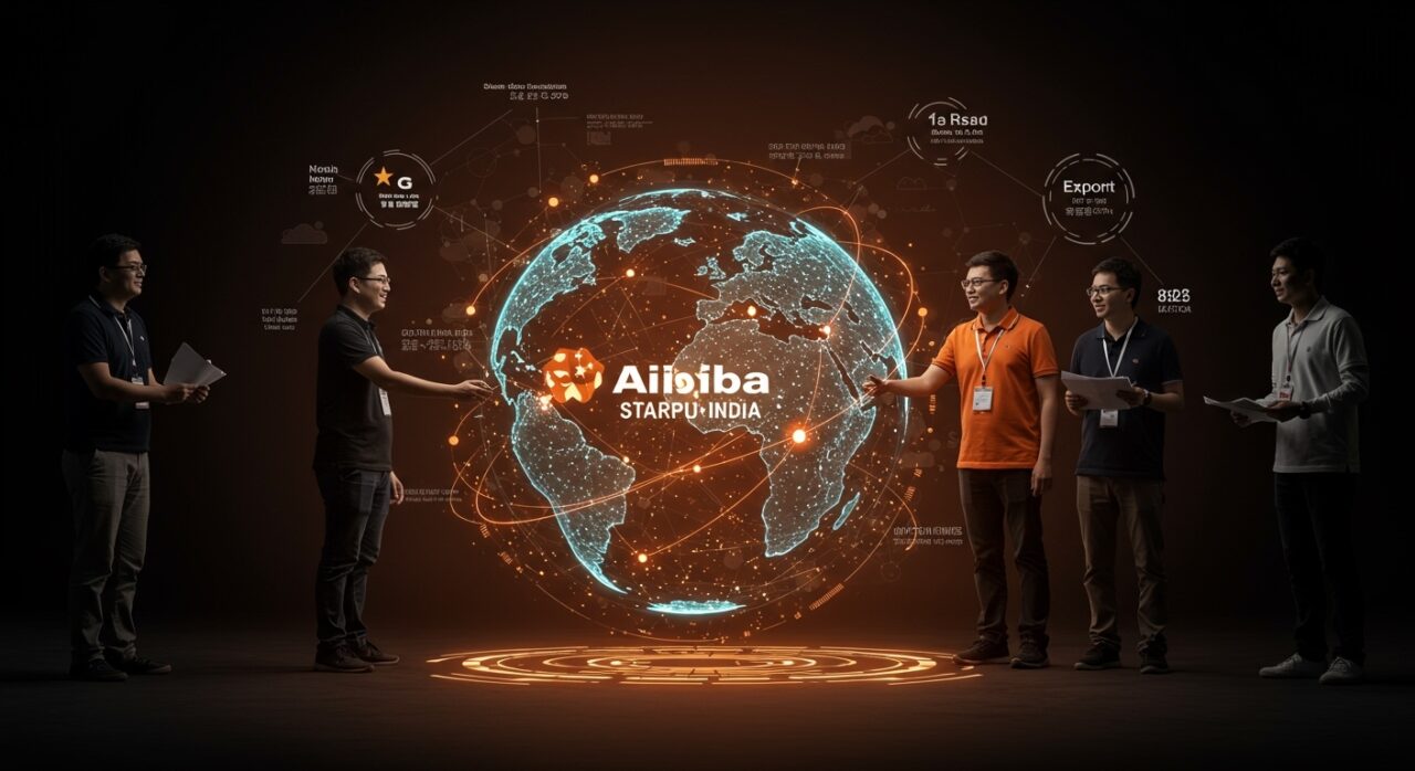 Alianza estratégica India y Alibaba impulsando exportaciones de startups y MIPYMES mediante plataformas digitales de comercio internacional.