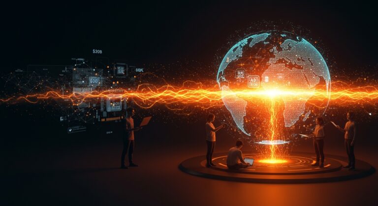 Inversión en IA de $200B en India con infraestructura tecnológica avanzada y GPUs compartidas para startups.