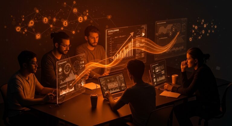 Startups colaborando en soluciones B2B innovadoras para digitalización y pagos en convocatoria INNPACTA 2026 de CCU.