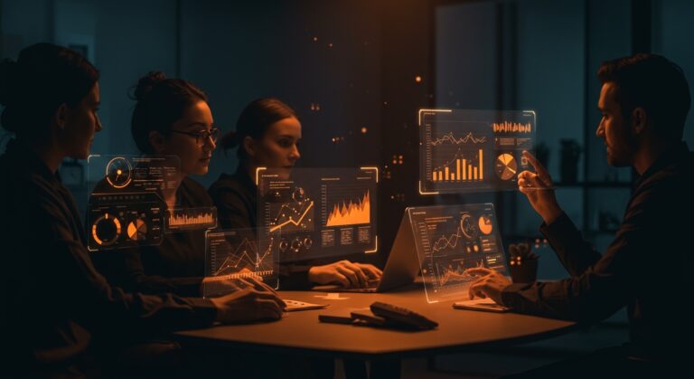 Equipo fintech trabajando en automatización de reportes financieros para startups tecnológicas con inversión de 14.5 millones de dólares.