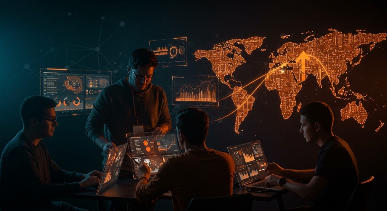 Internacionalización de startups colombianas en 2026 con enfoque en expansión internacional y tecnología avanzada en ecosistema tech.