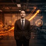 Jack Altman uniéndose a Benchmark como General Partner, simbolizando inversión en startups y liderazgo en venture capital.