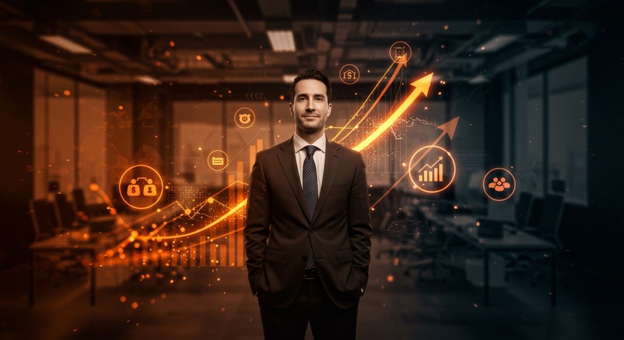 Jack Altman uniéndose a Benchmark como General Partner, simbolizando inversión en startups y liderazgo en venture capital.