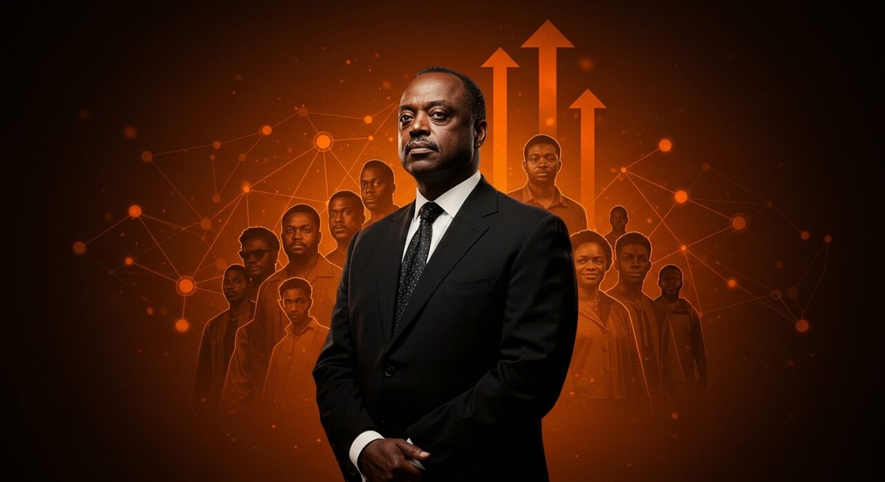 Retrato icónico de Jesse Jackson simbolizando liderazgo comunitario y transformación social en legado político y activismo.