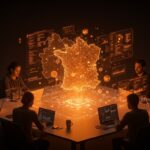 Colaboración de startups europeas en software open source representando soberanía digital y alternativa a Google Workspace.