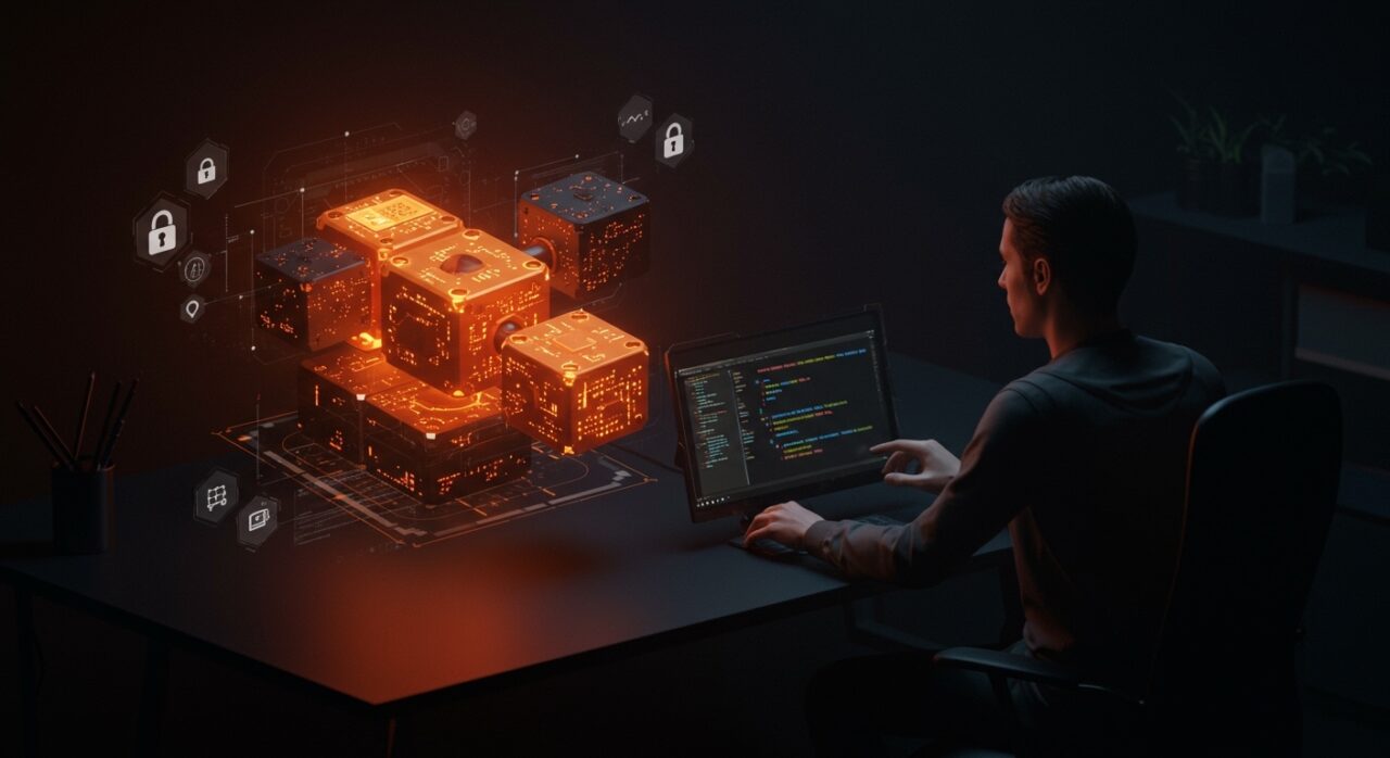 Visualización de LiteBox, sistema operativo de biblioteca en Rust para seguridad informática y sandboxing, presentado en la paleta Ecosistema Startup.