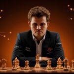 Magnus Carlsen ganando el Mundial de Ajedrez Freestyle 2026 con enfoque en estrategia, adaptabilidad e innovación tecnológica en ajedrez.