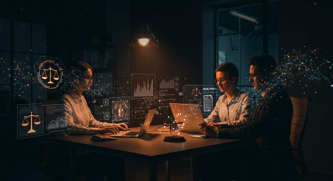 Integración de Maite.ai con Doctrine mostrando colaboración en IA jurídica y legal tech en España.