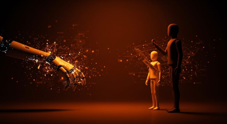 Imagen editorial que representa el movimiento #CancelChatGPT y el acuerdo de OpenAI con el Departamento de Defensa en el contexto de ética en inteligencia artificial.