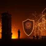 Colaboración OpenAI y Defensa representando ética y regulación en IA aplicada a la seguridad y tecnología.