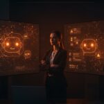 Ejecutiva de OpenAI enfrentando dilemas éticos sobre modo adulto en chatbots, destacando política y seguridad en IA.