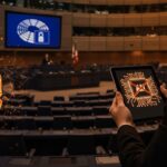 Parlamento Europeo deshabilitando funciones de inteligencia artificial por temas de privacidad y seguridad en dispositivos de trabajo.