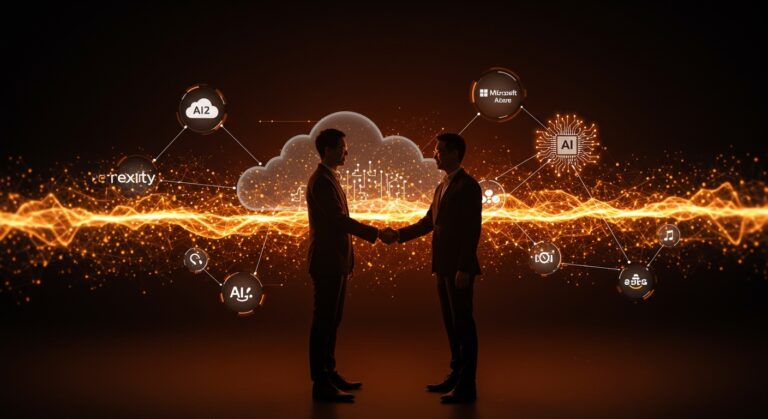 Alianza de Perplexity con Microsoft Azure en inteligencia artificial y estrategia multi-nube para startups.