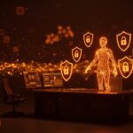 Seguridad integral para agentes de IA con Pipelock, mostrando protección avanzada y monitoreo en un entorno digital futurista.