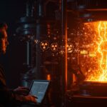 Staff Sheehan liderando Project Omega, startup innovadora que convierte residuos nucleares en energía limpia utilizando tecnología avanzada.