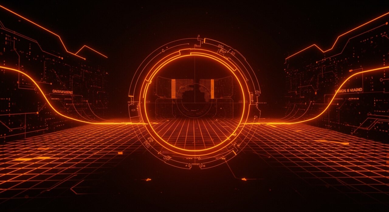 Visualización de proyección Panini para corregir distorsión de FOV alto en desarrollo de videojuegos con Godot engine, ilustrando técnicas avanzadas de gráficos 3D para gaming indie.