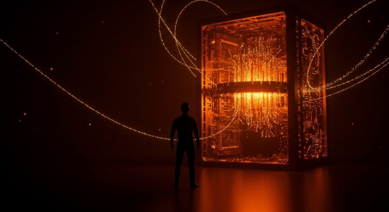 Inversión de venture capital en computación cuántica destacada con tecnología profunda y startups innovadoras.