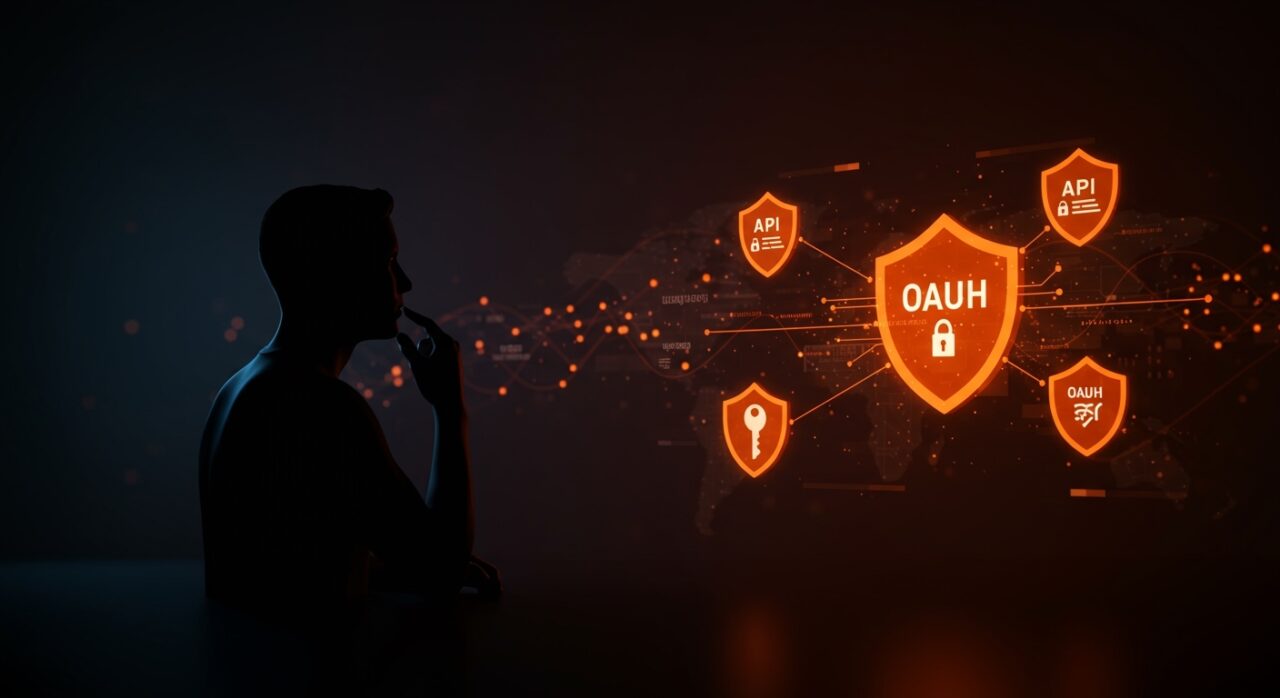 Visual destacada que muestra autorización segura con OAuth y OpenID Connect en entornos SaaS para founders tecnológicos.