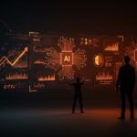 CEO de Glean frente a una interfaz digital que representa la capa de IA empresarial y la automatización estratégica para startups.