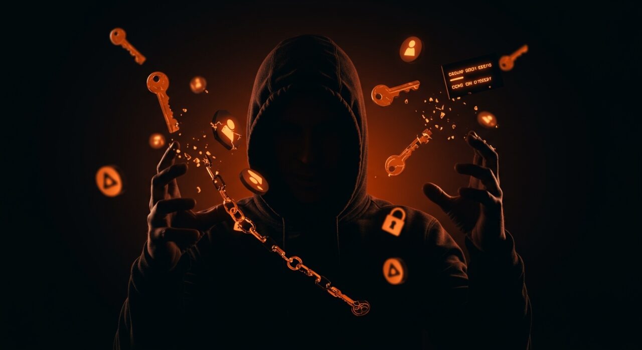 Amenaza crítica de ransomware y gestión de credenciales de máquina en ciberseguridad, destacando el punto ciego fatal en la protección TI.