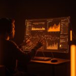Desarrollador tecnológico optimizando feeds de sindicación con rate limiting e HTTP conditional GET para manejo eficiente del ancho de banda.