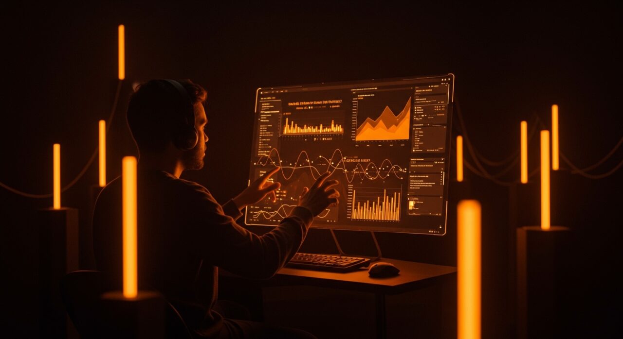 Desarrollador tecnológico optimizando feeds de sindicación con rate limiting e HTTP conditional GET para manejo eficiente del ancho de banda.