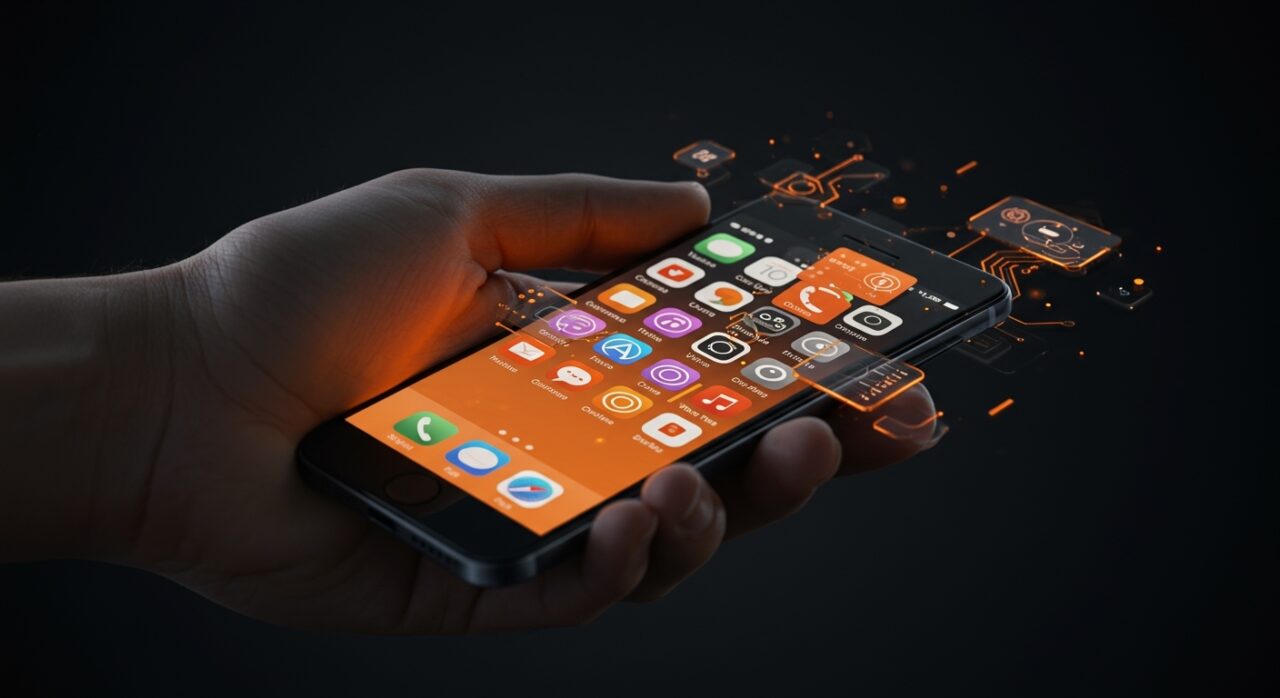 Pantalla de Samsung con privacidad selectiva de apps y notificaciones, mostrando tecnología innovadora para protección móvil.