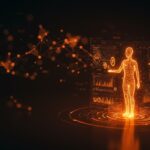 Ilustración de infraestructura financiera de IA con agentes gestionando micropagos autónomos, inversión y tecnología de Sapiom y Accel.