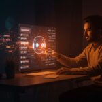 Chatbot de IA Indus de Sarvam AI interactuando en múltiples idiomas locales para el mercado indio de tecnología conversacional.