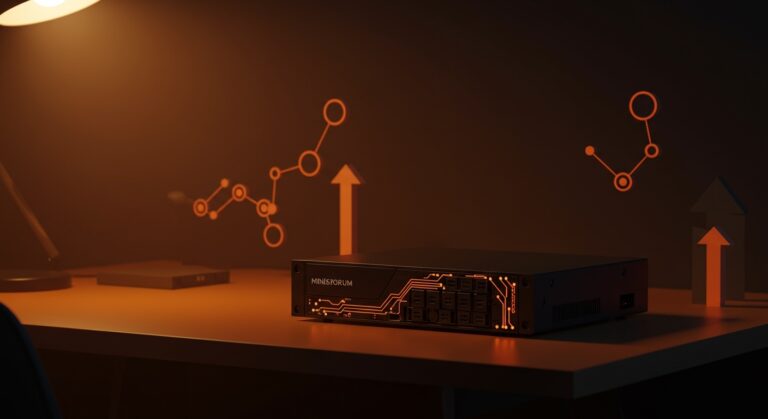 Servidor ARM Minisforum MS-R1 en ambiente homelab moderno, destacando eficiencia en infraestructura y compatibilidad con Fedora y Rocky Linux para founders tecnológicos.