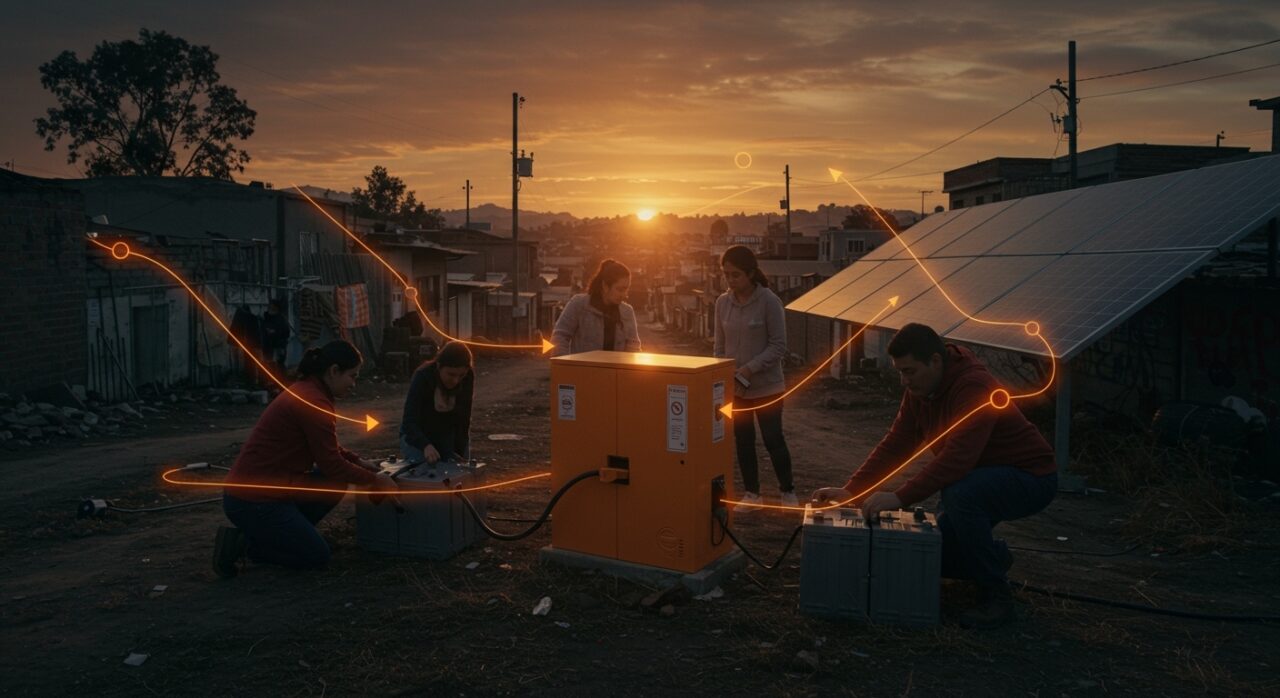 Startup chilena SociaLi+ reutilizando baterías de litio para energía limpia en comunidades vulnerables de Concepción, promoviendo economía circular e innovación social.