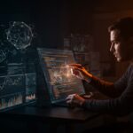 Compiladores deterministas y reproducibilidad en builds para startups tech en un entorno digital futurista y tecnológico.