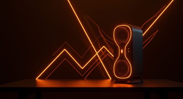 Altavoz en forma de urna creado por Spotify y Liquid Death, ilustrando marketing disruptivo y colaboración estratégica en tecnología.