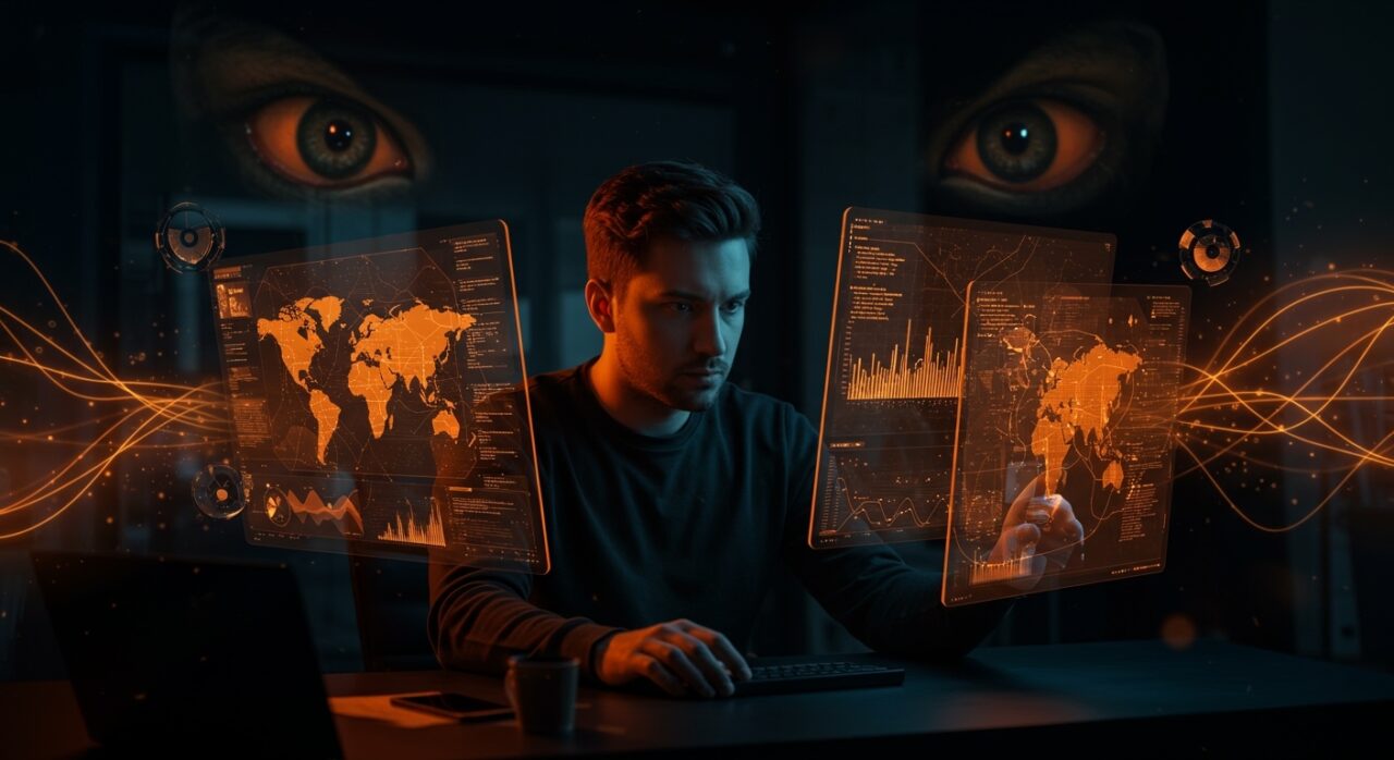 Fundador de startup protegiendo datos empresariales contra el spyware Predator de Intellexa implementando seguridad digital zero-trust.